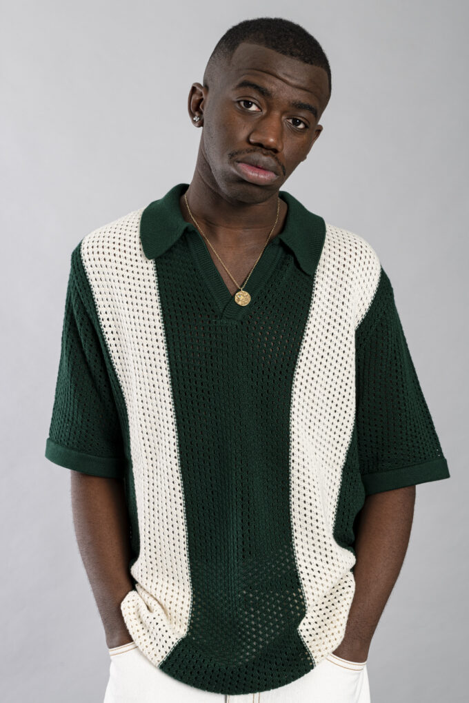 Mesh Knitted Polo