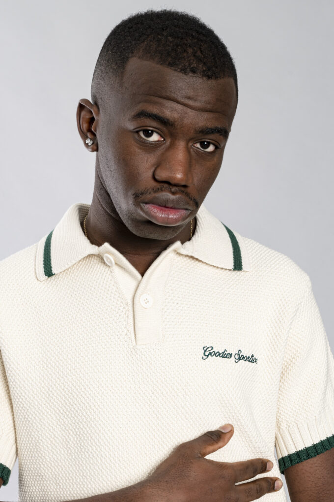 Vintage Contrast Knitted Polo