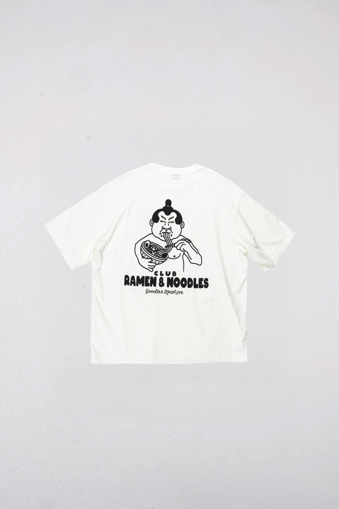 NOODLES WHITE TEE | Goodies Sportive