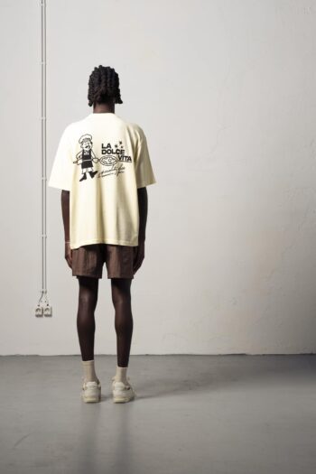 a model with a Dolce Vita Tee of Goodies-Sportive