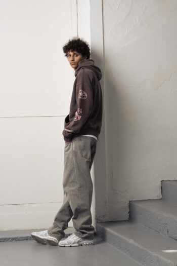 A model with Brownie Hoodie by Goodies Sportive