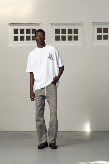 A model with No Time To Play Tee by Goodies Sportive