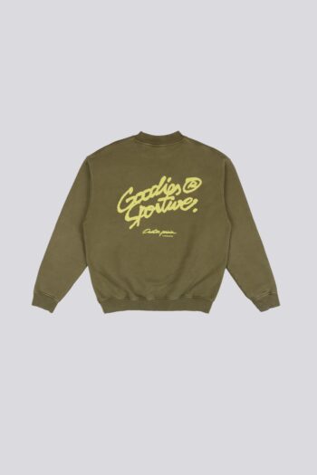 The Pegasus Khaki Crewneck by Goodies Sportive